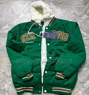 Jaketi Imara ya Bomber yenye Hood - Wanaume