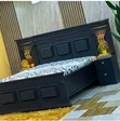 Wood-Mode Queen Bed Frame - Black - 1