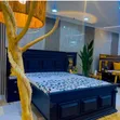 Wood-Mode Queen Bed Frame - Black - 4