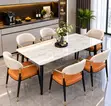 Modern Dining Table Set with 6 Chairs - 3
