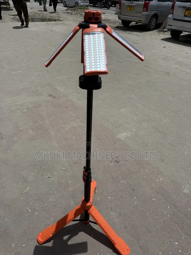 Rechargeable Portable LED Tower Light with Phone Charging - 1