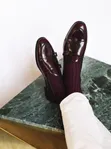 Viatu vya Jaguar vya Ngozi vya Double-Monk Strap Nyeusi - 3