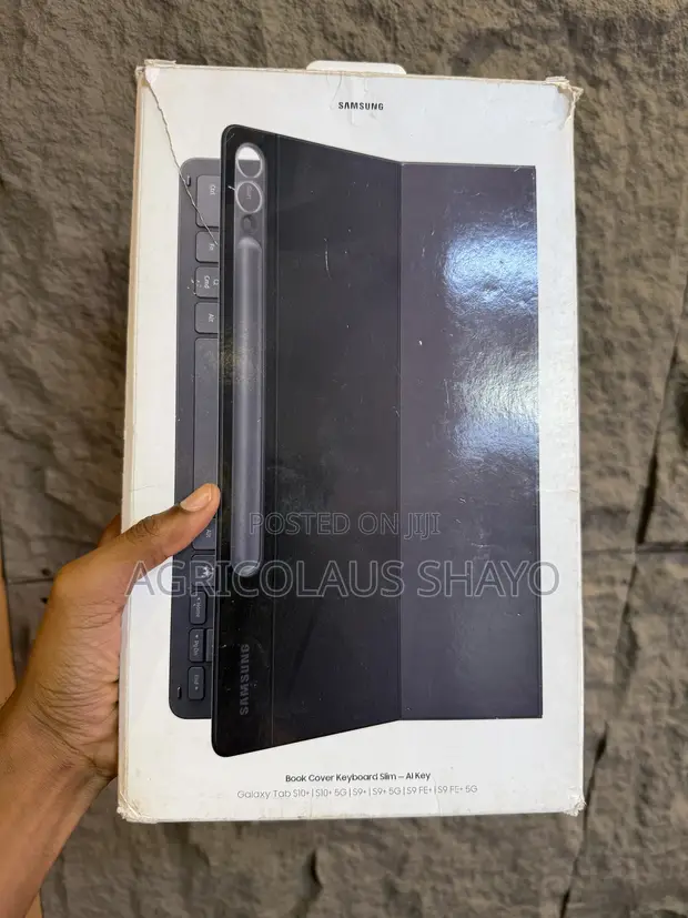 Kifaa cha Kipekee cha Samsung Cover Keyboard Slim kwa Galaxy Tab S10+/S9+/S9 FE+ - 1