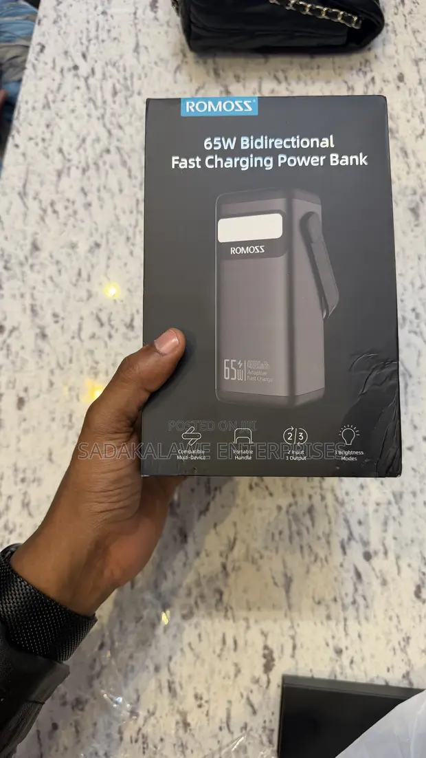 ROMOSS 40000mAh 65W Fast Charging Power Bank (PMT40-182) - Brand New - 1