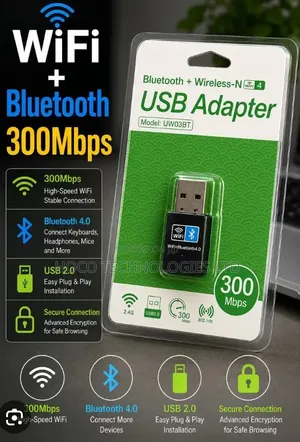USB Wifi + Bluetooth 4.2 Dongle