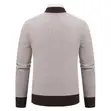 Casual Zip-Up Knit Cardigan Jacket - 5