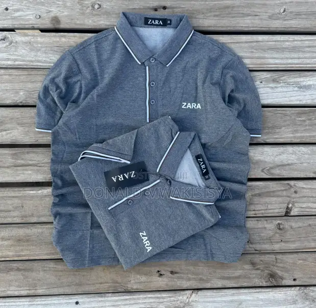 Zara Polo T-Shirts za Pamba Bora - 1