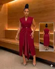 Turkey Executive Dress with Belt - 1