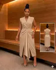 Turkey Executive Dress with Belt - 2