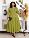Plus Size Turkey Dress - Classy Mama - 2