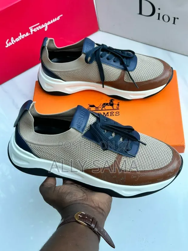 Men's Berluti Leather Sneakers - Brand New - 1