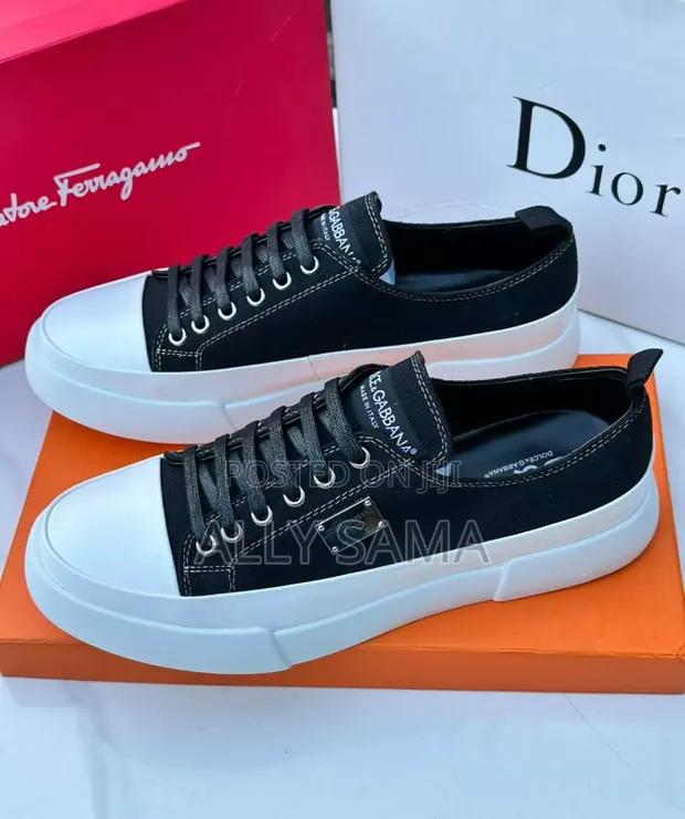 Men's Dolce & Gabbana Jeans Sneakers - Brand New - 1