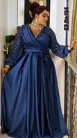 Turkey Luxury Satin Party Gown - No:154 - 3