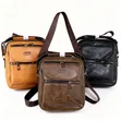 Leather Crossbody Messenger Bag - 3
