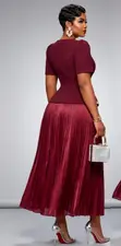 Turkey Executive Pleated Dress - Classy Office Look - 2