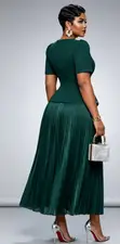 Turkey Executive Pleated Dress - Classy Office Look - 5