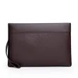 Jeep Buluo Black Leather Clutch Bag with Wrist Strap - 3