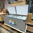 Homebase Chest Freezer 600L, 2 Doors, Energy Saver - 1