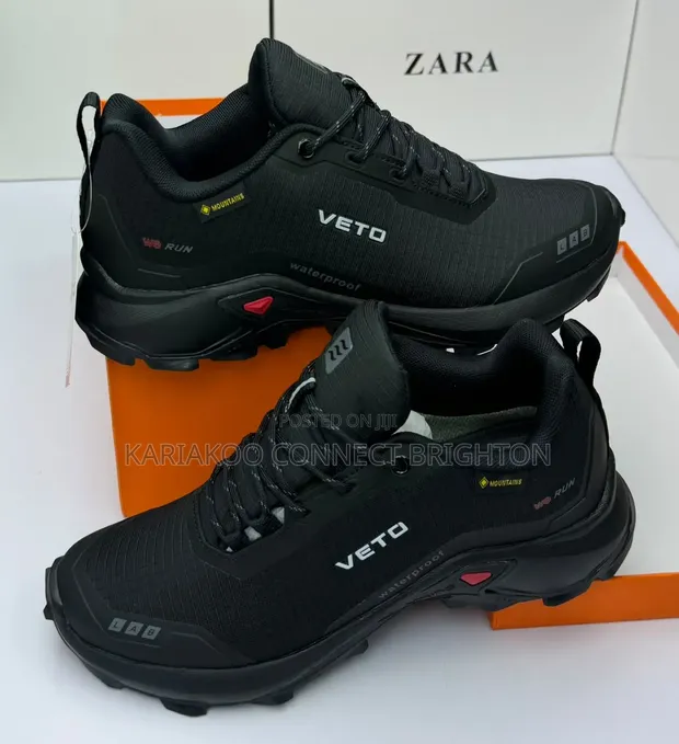 VETO Sneakers za Kuzuia Maji Rangi ya Kijivu - 1