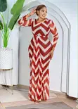 Zigzag Chevron Maxi Dress - 2