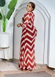 Zigzag Chevron Maxi Dress - 3