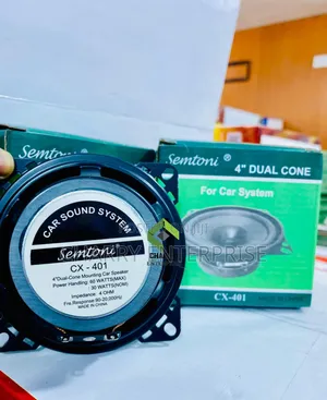 Semtoni CX-401 4" Dual Cone Speaker ya Gari 60W