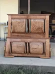 Pure Mninga Wood Bed Frame - King Size (5x6) - Like New - 2