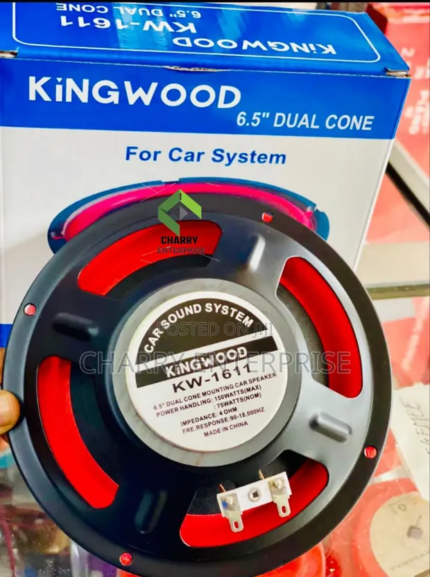 Kingwood 6.5" Dual Cone Car Speakers 150W - 1