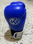Kinga za Ngumi za Kangrui 12oz Zilizotengenezwa kwa Mkono Nyekundu - 3