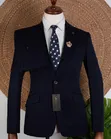3-Piece Navy Blue Suit - 5