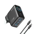 Anker 100W 3-Port GaN Charger with Smart Display - 2