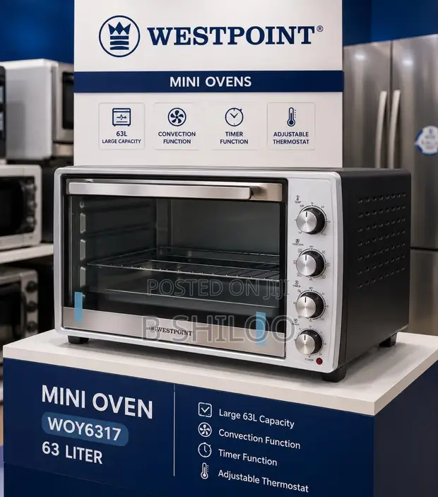 Westpoint Oven ya Lita 63 yenye Convection - 1