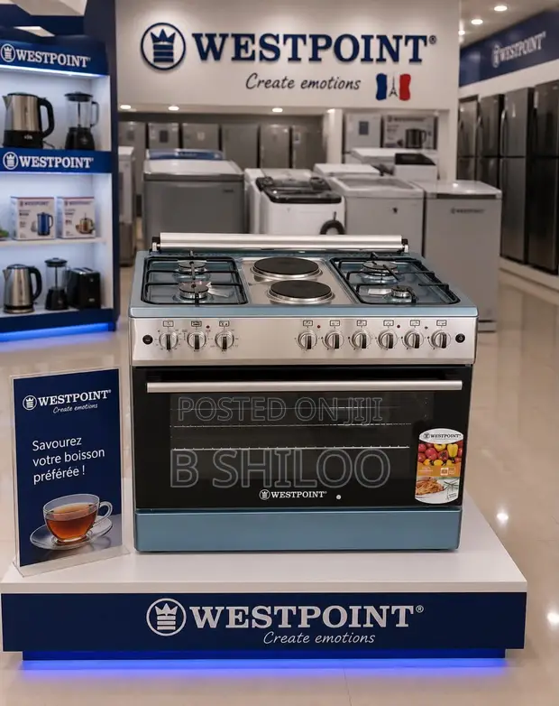 Westpoint Cooker 6 Plate - Rangi ya Fedha - 1