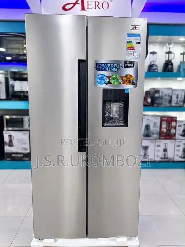 Aero Side-by-Side Refrigerator 450L with Water Dispenser - 1