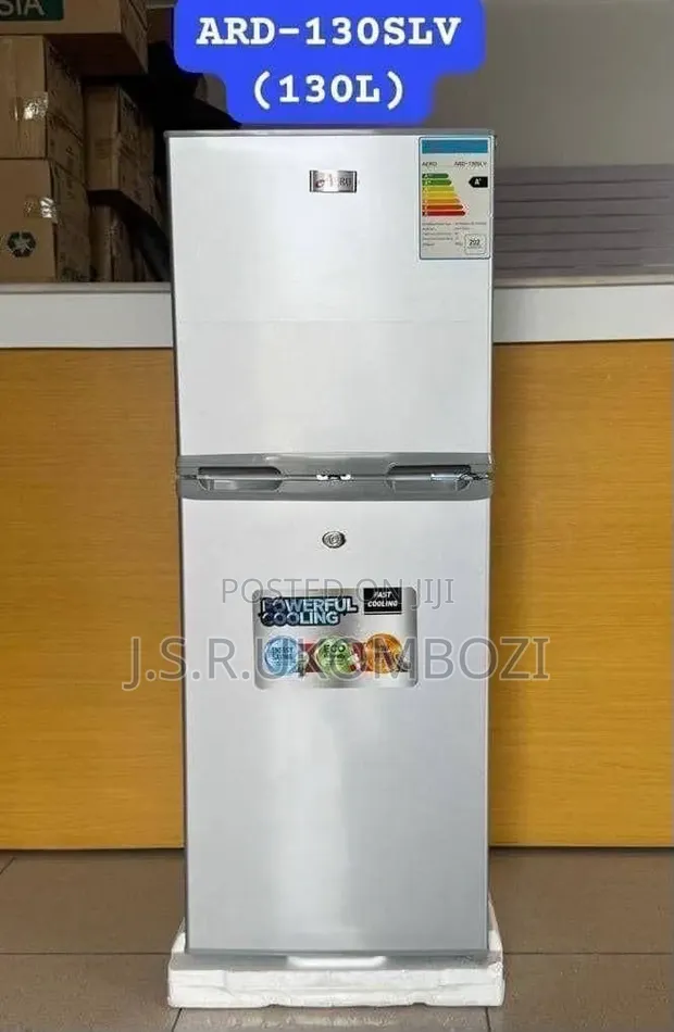 Aero Friji la Milango Miwili 130L (ARD-130SLV) - 1