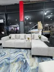 Sofa L Shape Lenye Charger System - Jipya Kabisa - 1