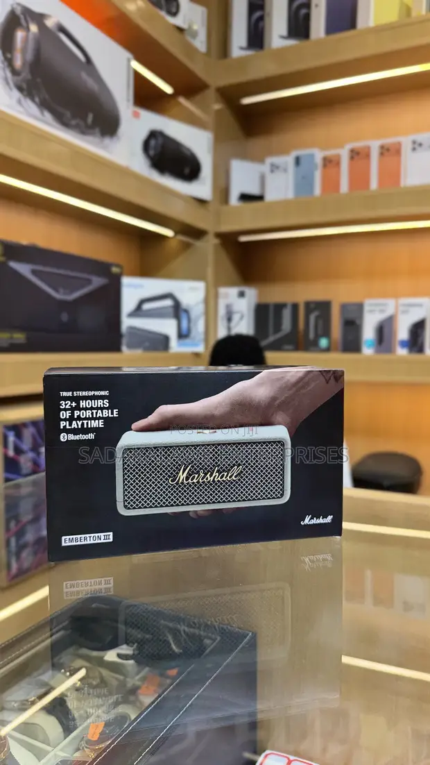 Marshall Emberton III Spika Portable Bluetooth - Cream (Mpya Kabisa) - 1