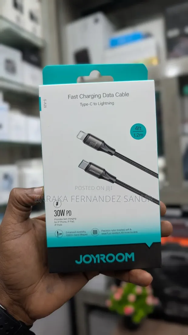 JAYROOM Fast Charging Data Cable USB-C to Lightning - 1