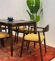 Modern Dining Table Set (6 Chairs) - Muninga Wood - 2