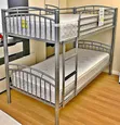 Kitanda cha Metal cha Bunk Kipya 3.5ft na Magodoro 2 - 2