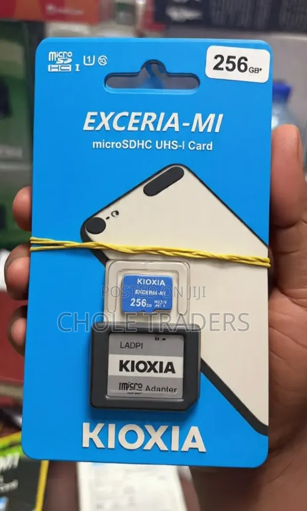 Kioxia Exceria 256GB microSDXC UHS-I Memory Card na Adapter - 1