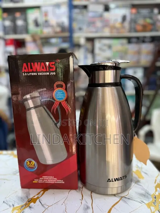 Always Stainless Steel Vacuum Bottle 3L - 1