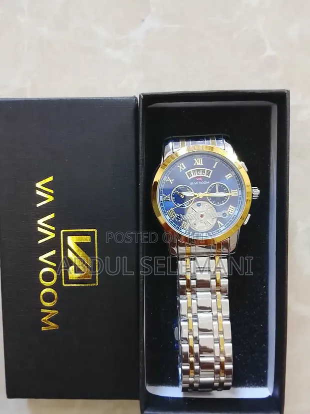 Brand New Stainless Steel Watch - Water Resistant - 1