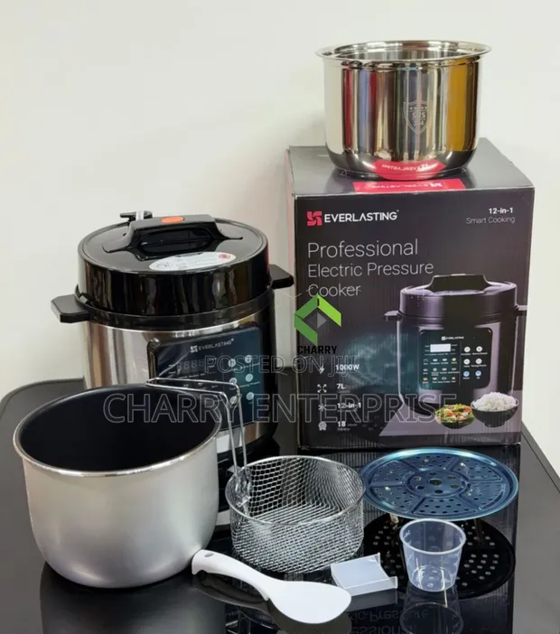 12-in-1 Everlasting Pressure Cooker 7L, 1000W - 1
