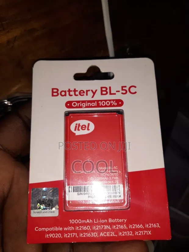 Betri ya Original Itel BL-5C - 1