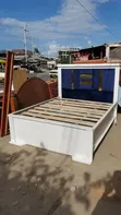 Karibu Bed 5/6 - Brown & White - 2