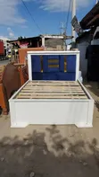 Karibu Bed 5/6 - Brown & White - 3
