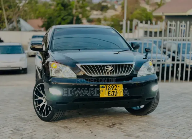 Toyota Harrier 2008 Nyeusi - 1