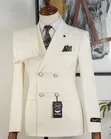 Suti ya Ricardo 'Tailored Look' Rangi ya Cream - 3