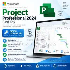 Microsoft Project Professional 2024 Bind Key - Maisha Yote